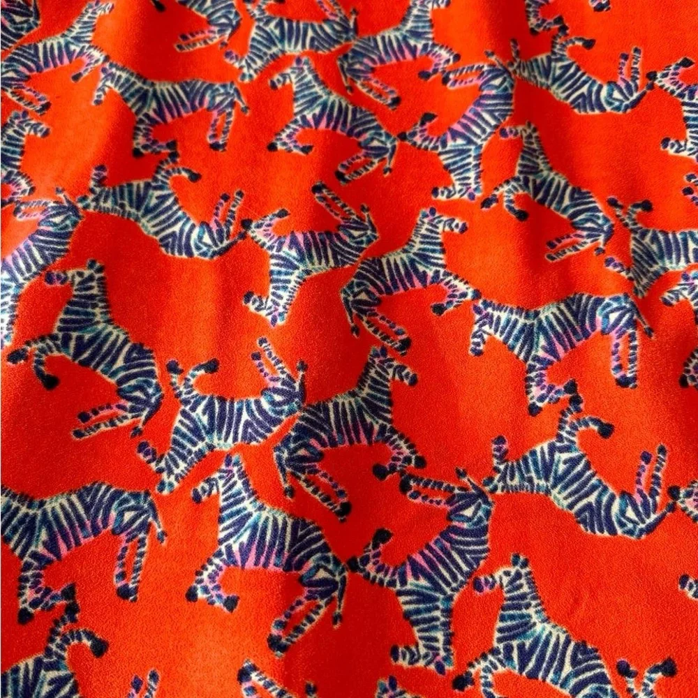 Lilly Pulitzer Pearl Romper Coral Heebee Zeebees (size:8) - Picture 7 of 7
